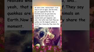 Sharing Is Caring #wholesome #quokka