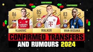 NEW CONFIRMED TRANSFERS & RUMOURS!  ft. Walker, Vlahovic, Wan-Bissaka... etc