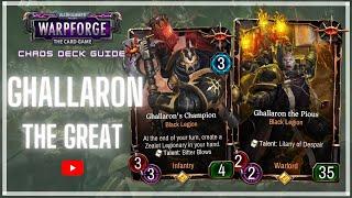 Ghallaron Vulnerable Control deck guide (Warhammer 40k: WARPFORGE)