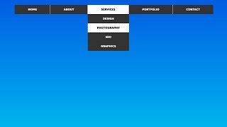 3D Flipping dropdown menu using pure css | CSS3 3D Flipping Dropdown menu