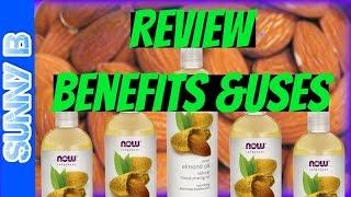 Now Solutions Sweet Almond Oil Review, Uses, Benefits (Hair,Skin,Face,Health)