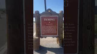 Deming historic marker #newmexico #nature #lunacounty #deming #historical #chihuahuandesert