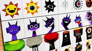 Drawing INCREDIBOX SPRUNKI ( ALL PHASES) Phase 1 vs Phase 2 vs Phase 3 vs Phase 4 vs Phase 5 vs... 6