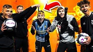 Hvem er BEDST til FODBOLD!? (GRINEREN STRAF) ft. Drøger, Fredberg, Jesper Lindstrøm & Trajkovski