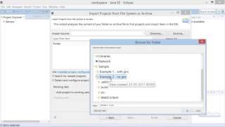 How to import and export project in Eclipse