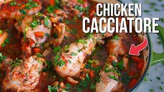 How to Make MOIST CHICKEN CACCIATORE Like an Italian