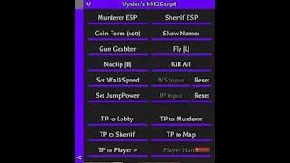 ROBLOX MM2 SCRIPT *MM2 GUI*   OP  | FLY, NOCLIP, RUN, ESP AND MORE | Vynixu's GUI | UPDATED SCRIPT