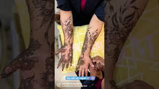 It’s mind blowing original Arabic henna #shorts #beauty #skills #henna #hennaart