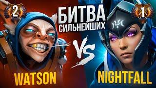 ТОП 1 РАНГ vs ТОП 2 РАНГ!  БИТВА ЗА ЗВАНИЕ ЛУЧШЕГО| Meepo 7.37c