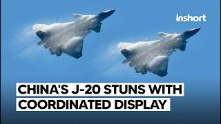 China’s J-20 stealth fighters dazzle with synchronized airshow at Zhuhai exhibition | InShort