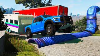 Weird Speed Bumps vs Cars #19 | BeamNG DRIVE