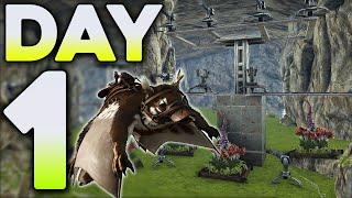 Claiming Highlands Cave Day 1 and Dominating Ragnarok! - ARK PvP