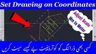 How to Set Drawing On Coordinates and Adjust Scale