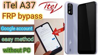 How To Itel A37 FRP Bypass New Tricks & New Method 2021