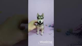 Czechoslovakian Wolfdog Felted Dog, Custom Pet Portraits, Lifelike Animal Sculpture (WoolIrina)