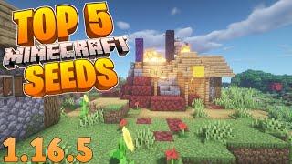 TOP 5 BEST VILLAGE SEEDS For Minecraft! (Java Edition 1.16.5)