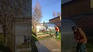 как обновить парник #ремонт #вседляремонта #home #дача  #дачныйвлог #ремонтквартирспб #дизайн