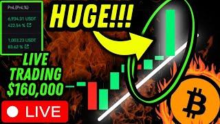  LIVE: BTC PUMPING NOW!! ($160,000 LONG TRADE)