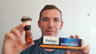 Florena shaving creamYaqi Cola 22mm shaving brushSilvermax platinum blade