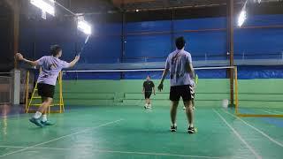 John, Ronnel vs Richard, Andrei part 2 (1/12/2024) JCAS Badminton Court