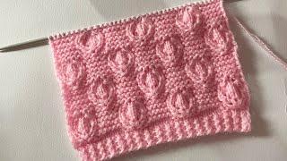 Beautiful Knitting Stitch Pattern For Sweaters And Blankets