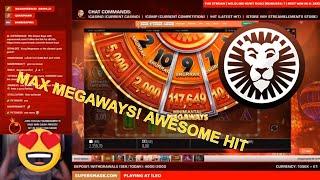 LeoVegas Megaways AWESOME hit on Max Megaways!