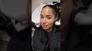 Join Lana Summer as she refreshes her curls at Curl Bar London 