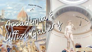 Accademia and Uffizi Gallery vlog!  Saw Statue of David for the first time in Florence, Italy 