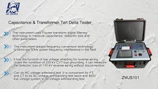 #191#  ZWJS101 Transformer Capacitance & Tan Delta Test Equipment  #test #zhiwei