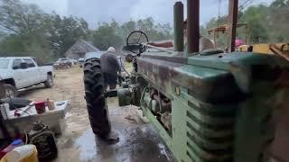 Will It Start? 1950's Model  B John Deere 'Poppin John' Tractor