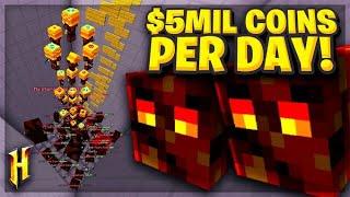 THIS *OP* MAGMA FARM MAKES $5 MILLION PER DAY! (Hypixel Skyblock)