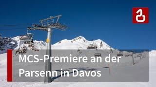 Die Premieren-Sesselbahn Dorftäli in Davos - Parsenn