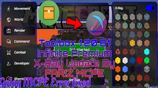 TOOLBOX FOR MCPE 1.20.81 INFINITE PREMIUM X-RAY UPDATE BY FARIZ MCPE