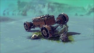 Besiege - How To Make A Car In 5 Minutes (NO MODS)