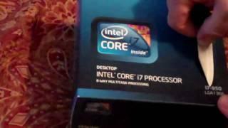 Intel i7 950 Processor Unboxing