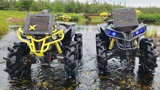 Unstoppable Mud Machines! Extreme Off-Roading Adventure with Can-Am Renegades! 