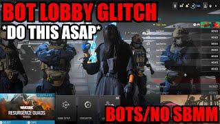 *do this asap* WARZONE BOT LOBBY GLITCH! *NEW* BOTS/NO SBMM GLITCH! MW3 GLITCHES! WARZONE GLITCH!