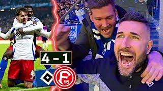 HSV ÜBERROLLT DÜSSELDORF  + MUHEIM TRAUMTOR HSV vs. Fortuna Düsseldorf Stadionvlog | Bardia Barati