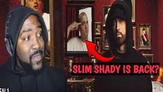 SLIM SHADY IS REALLY BACK‼️ EMINEM - HOUDINI (REACTION)