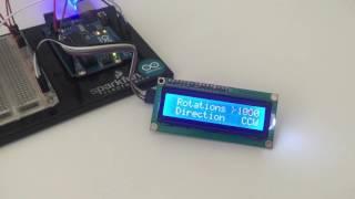 Arduino LCD 16x2 interactive menu + rotary encoder WITH CODE