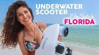 UNDERWATER SCOOTER TEST // White Shark MIX by SUBLUE