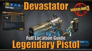 Borderlands 3 The Devastator Legendary Pistol Full Location Guide