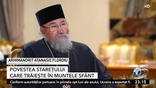 Interviu eveniment cu părintele Atanasie Floroiu, stareţul mănăstirii romăneşti de pe muntele Athos