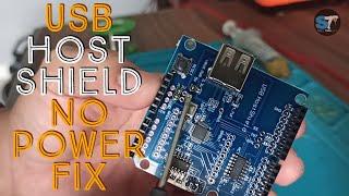 USB Host shield for Arduino Uno no power/not detected  error REPAIR | Simply Tech-Key