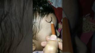 easy kajal art/ you can try/ simple art/ #baby #love