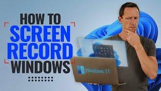 How To Screen Record On Windows (Easy Screen Recorder For PC!)