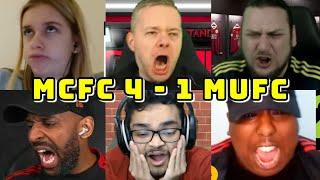 BEST COMPILATION | MAN CITY VS MAN UNITED 4-1 | LIVE WATCHALONG MUFC FANS CHANNEL