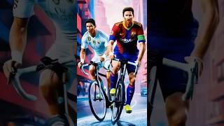 “Ronaldo & Messi on a Bicycle: Pedal, Laugh CRASH!”#nitro editz