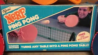 Nerf Ping Pong (1987) Table Tennis Parker Brothers