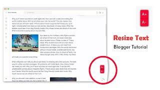 How to Add Dynamic Text Resizing on a Blogger Website